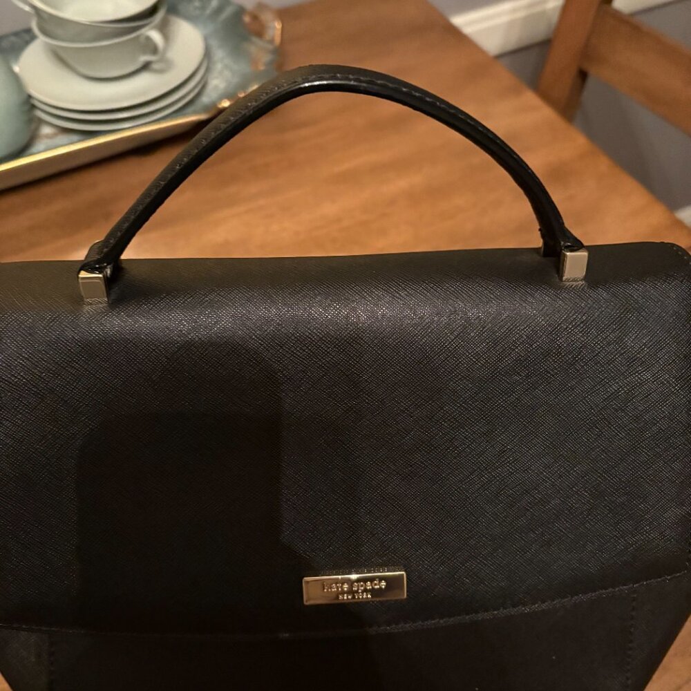 NWOT Kate Spade Black Lilah Laurel Way Crossbody/Satchel - Picture 4 of 8
